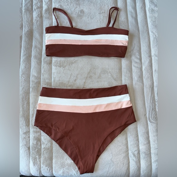 🤎💓 L*SPACE Reversible Bikini Set  | Size L | High-Waisted - Picture 4 of 7